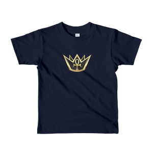 Crowned King Short sleeve kids t-shirt