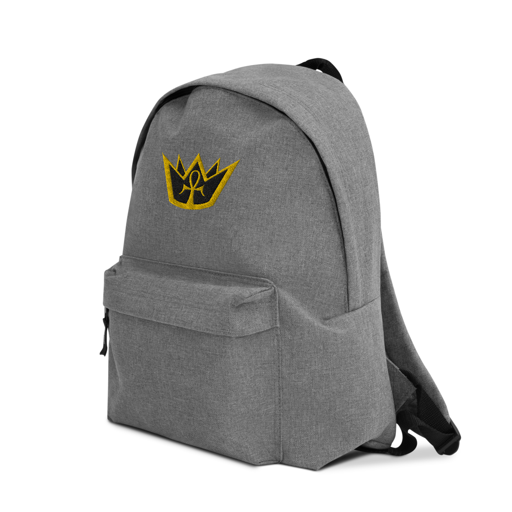 Crown Embroidered Backpack