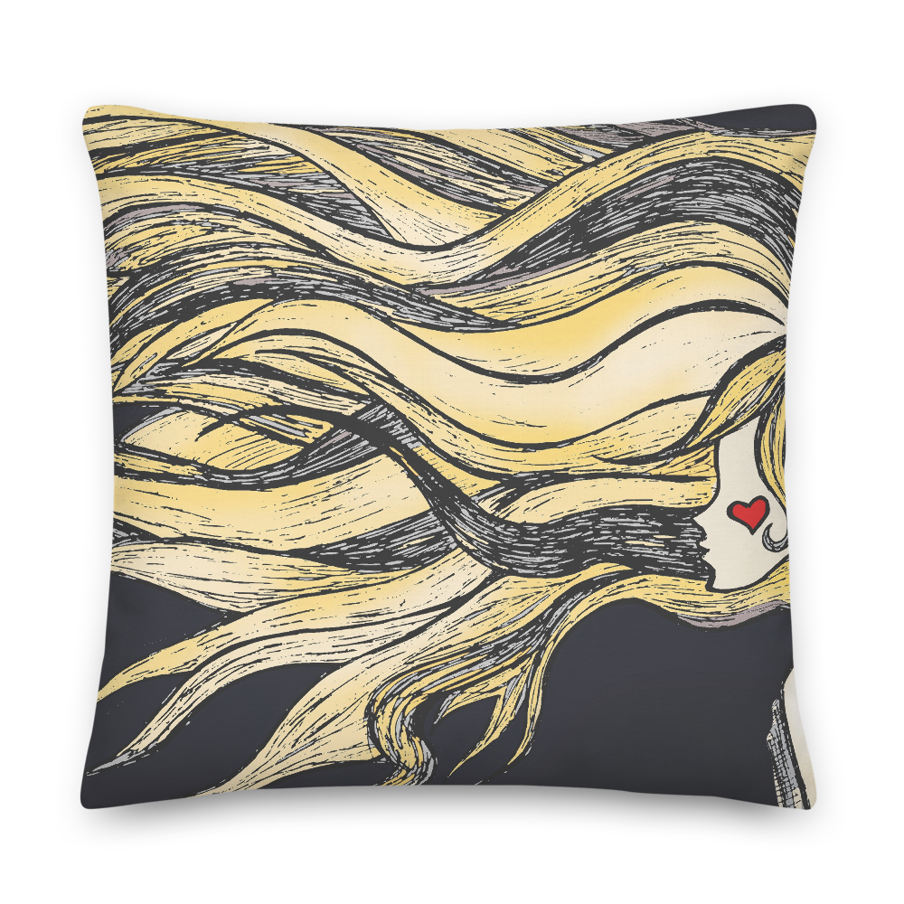 Flowing Heart Premium Pillow