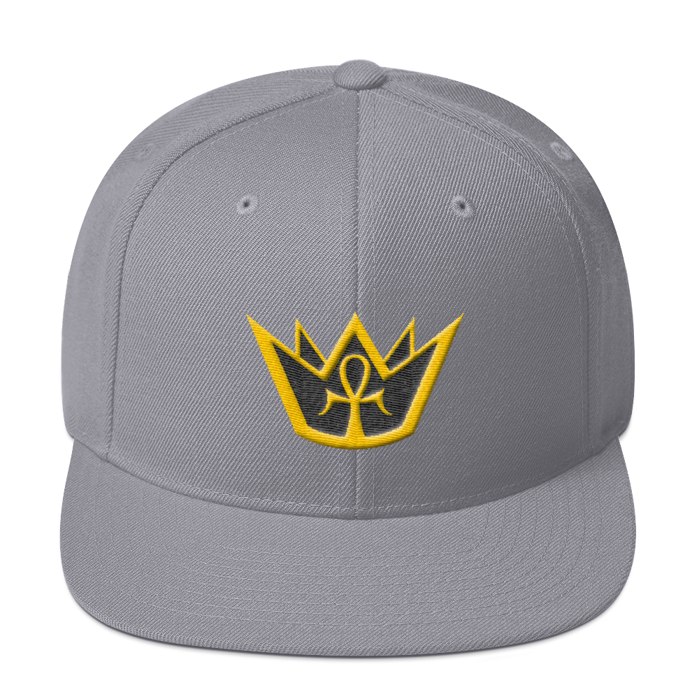 Crowned King - Embroidered Snapback Hat