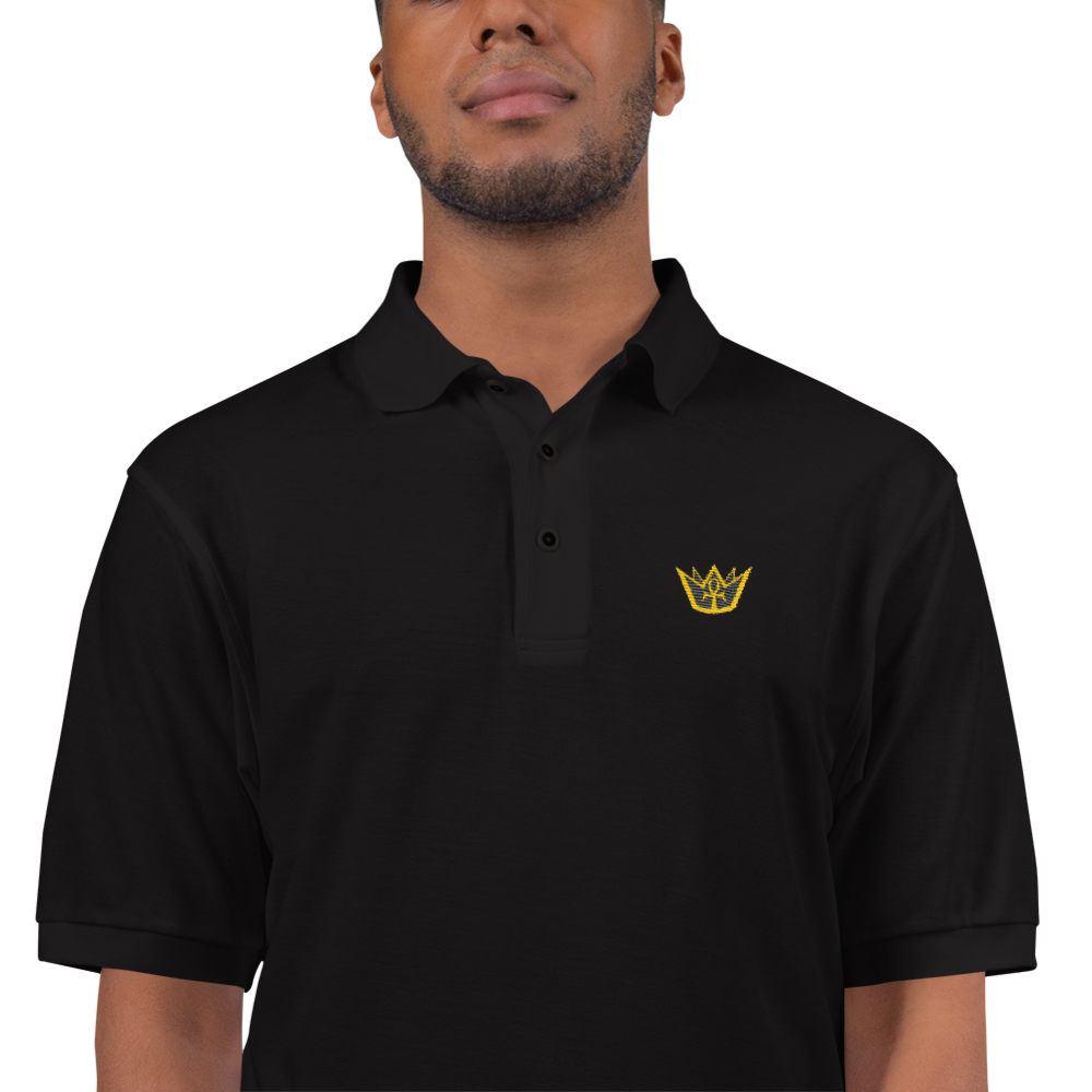 Crowned King Embroidered Polo Shirt