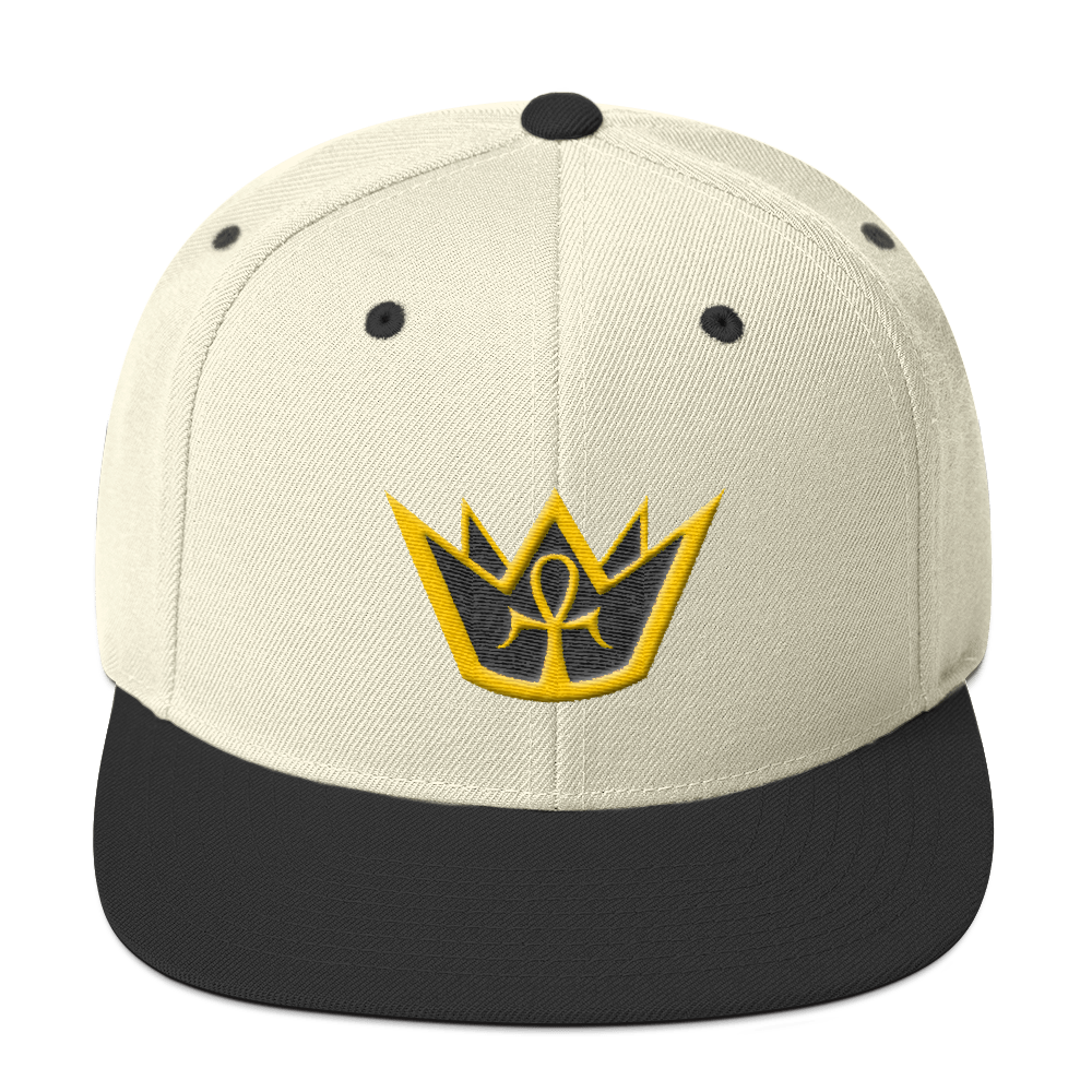 Crowned King - Embroidered Snapback Hat