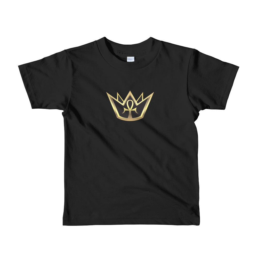 Crowned King Short sleeve kids t-shirt