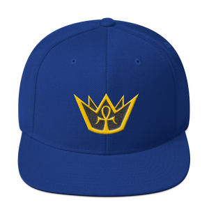 Crowned King - Embroidered Snapback Hat
