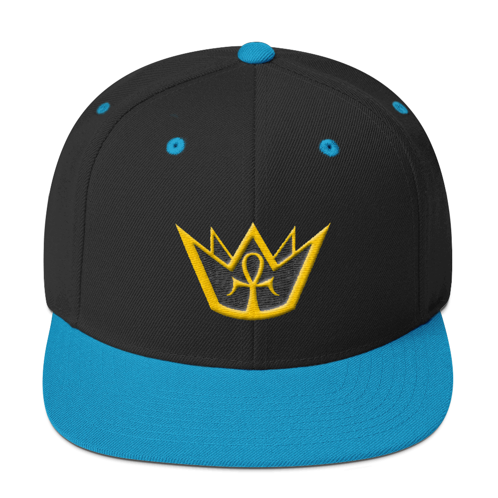 Crowned King - Embroidered Snapback Hat