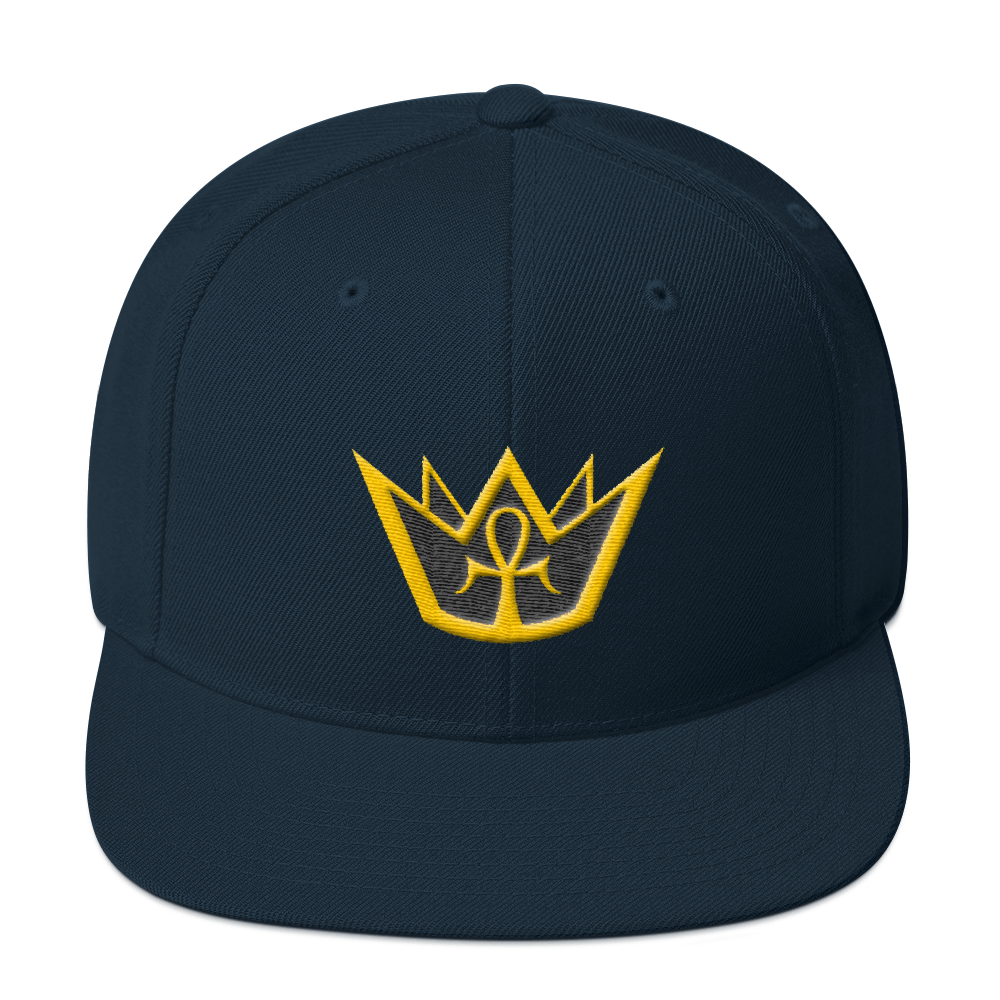 Crowned King - Embroidered Snapback Hat