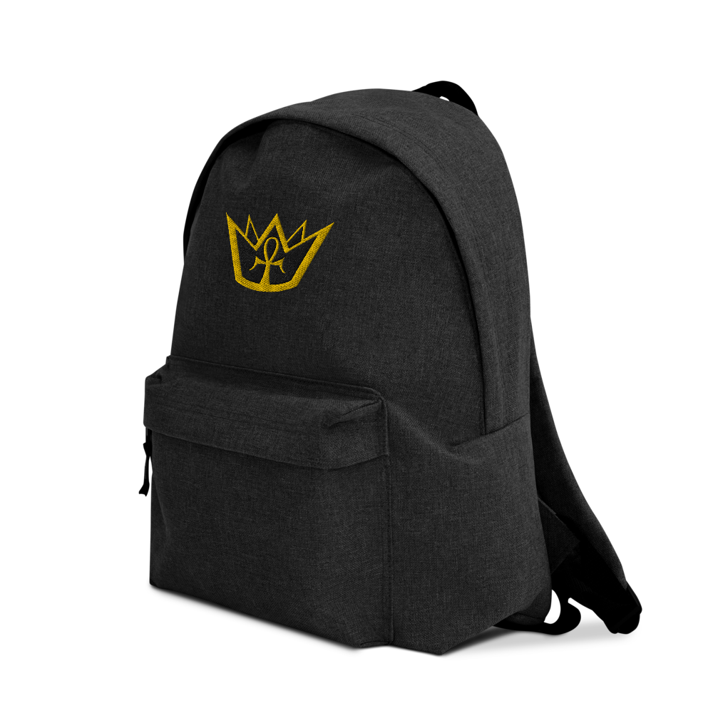 Crown Embroidered Backpack