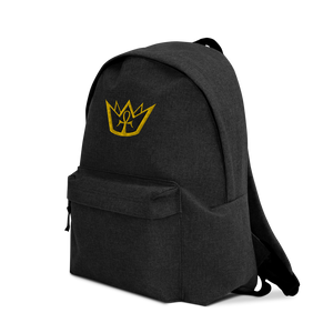 Crown Embroidered Backpack