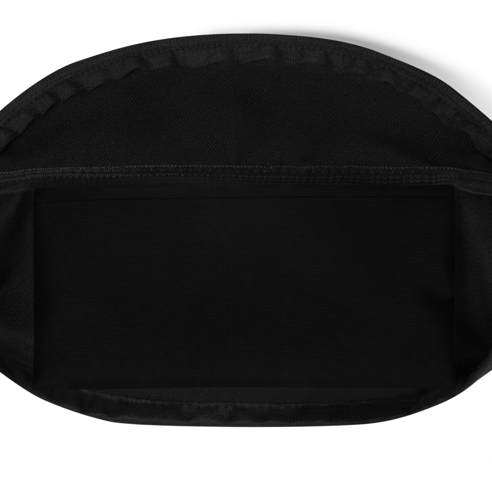 Crowned King Black Fanny Pack