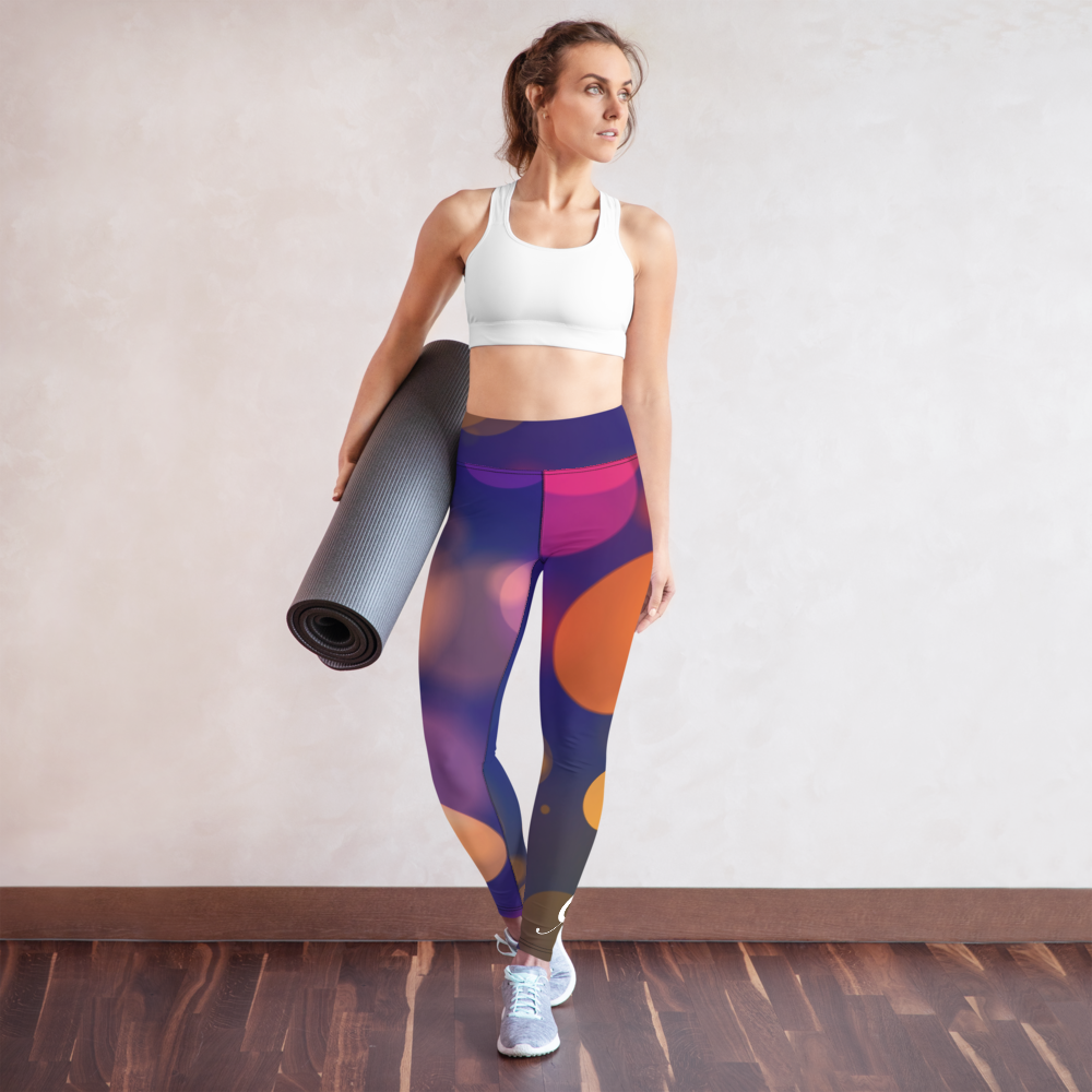 Abstract Circle Yoga Leggings