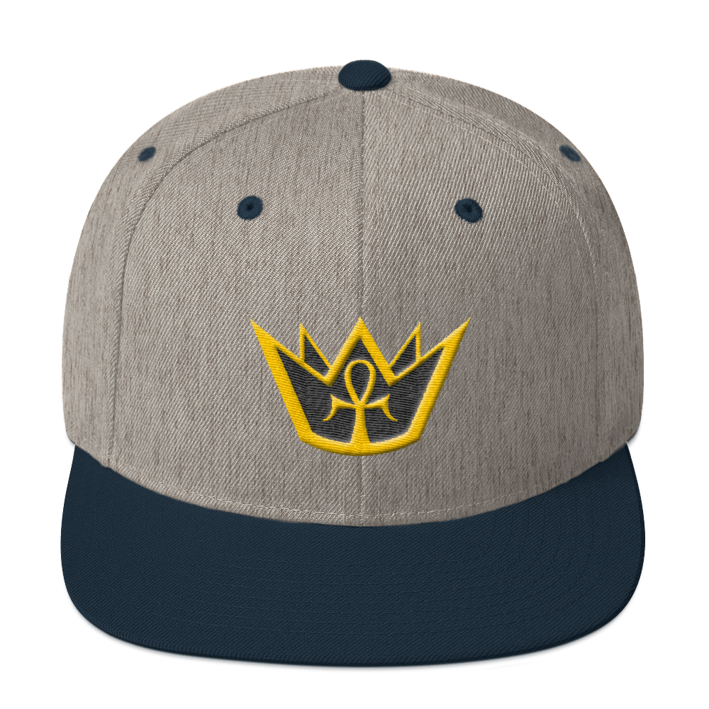 Crowned King - Embroidered Snapback Hat