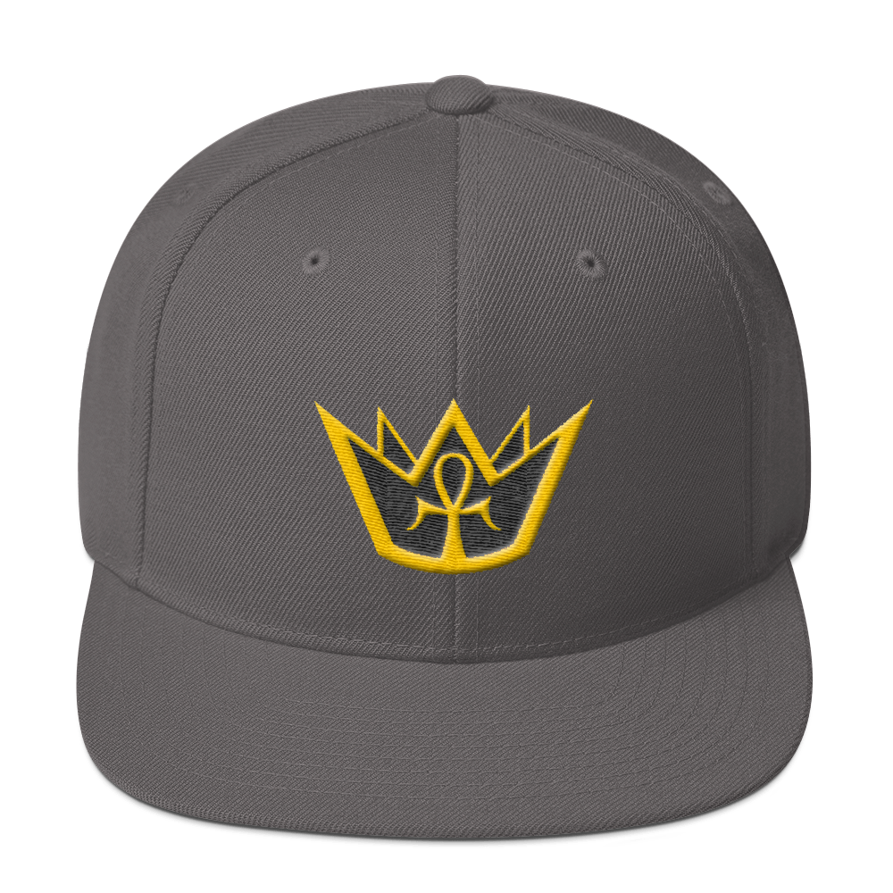 Crowned King - Embroidered Snapback Hat