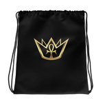 BlackDrawstring bag