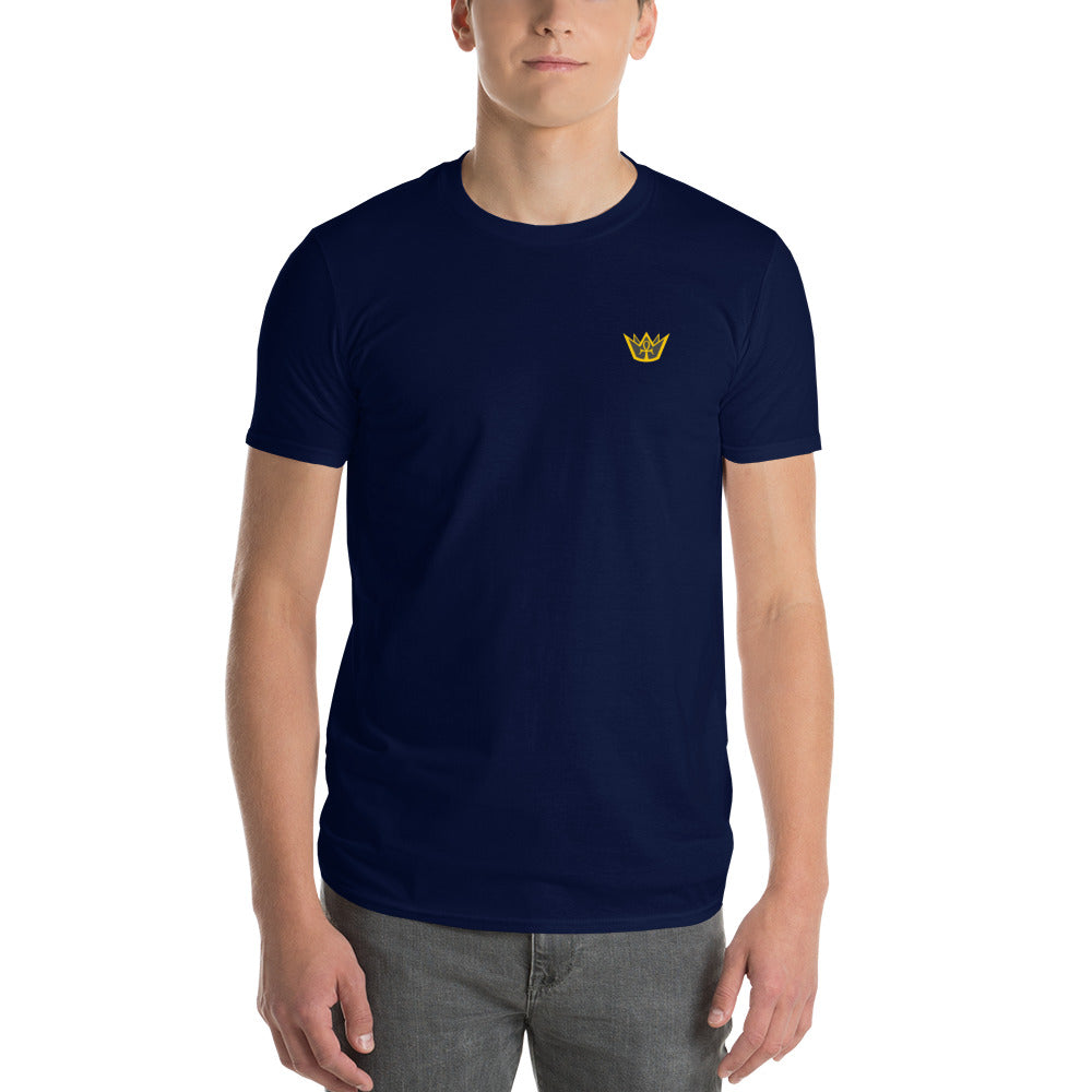 Embroidered Crown Short-Sleeve T-Shirt