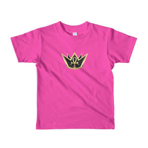 Crowned King Short sleeve kids t-shirt