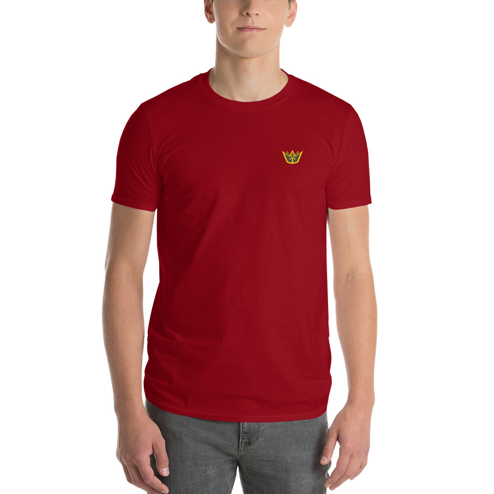 Embroidered Crown Short-Sleeve T-Shirt