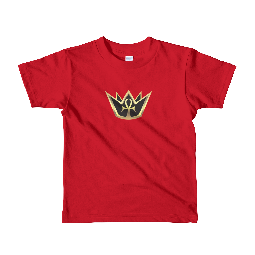 Crowned King Short sleeve kids t-shirt