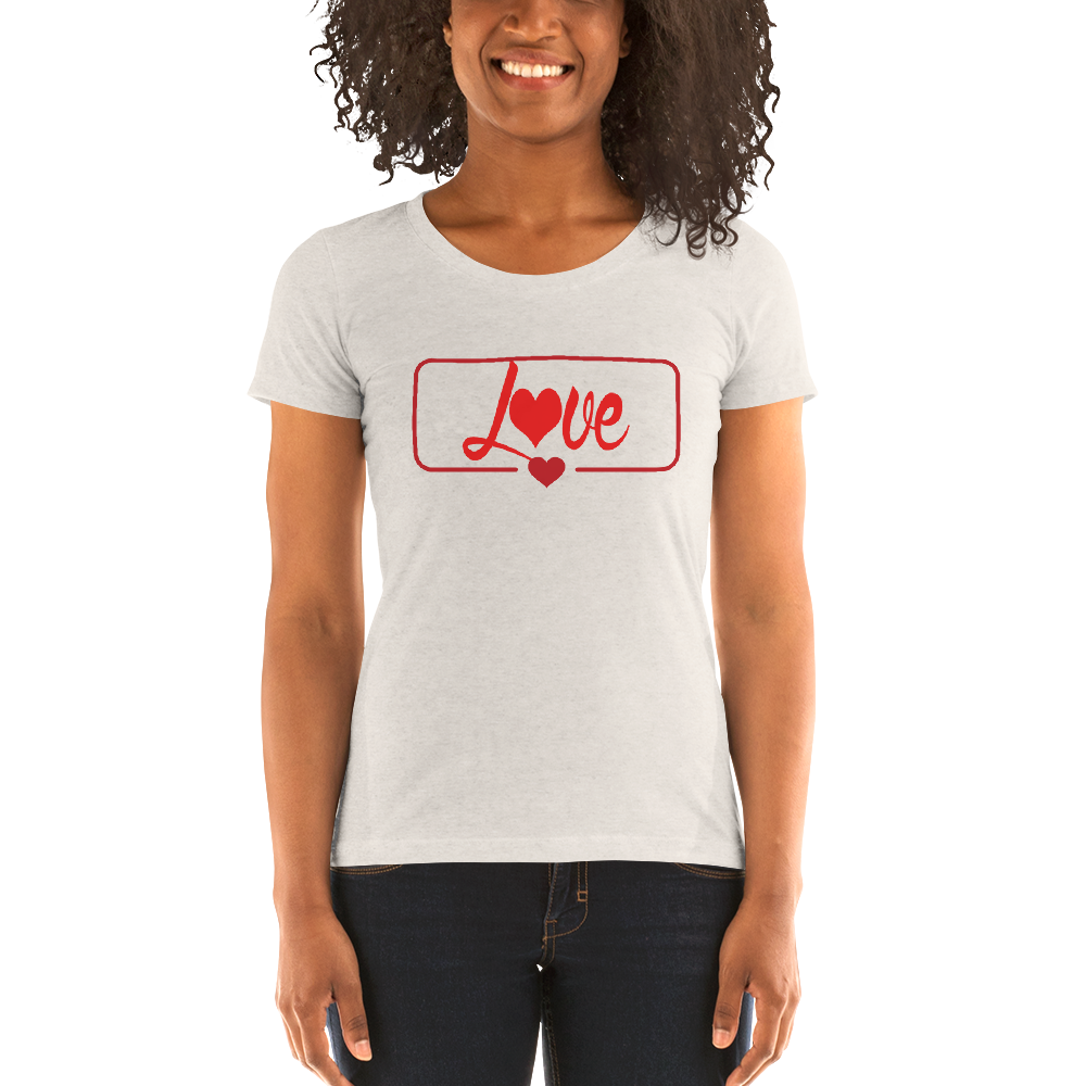 Triple Heart Ladies' short sleeve t-shirt