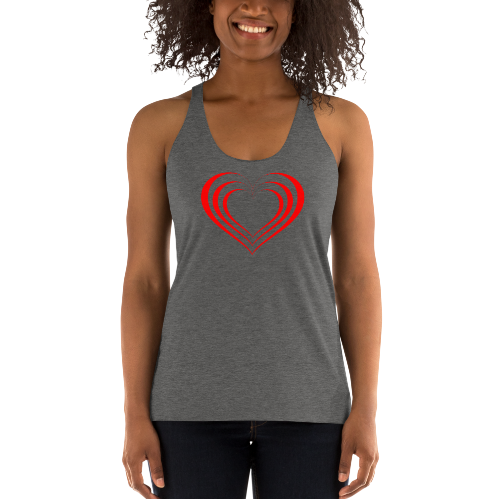 Triple Heart Women's Racerback Tank