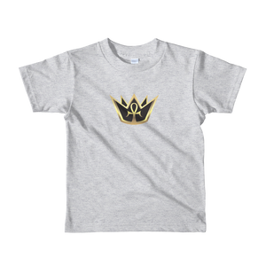 Crowned King Short sleeve kids t-shirt