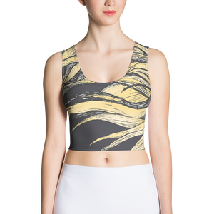 Flowing Hearts Sublimation Cut & Sew Crop Top