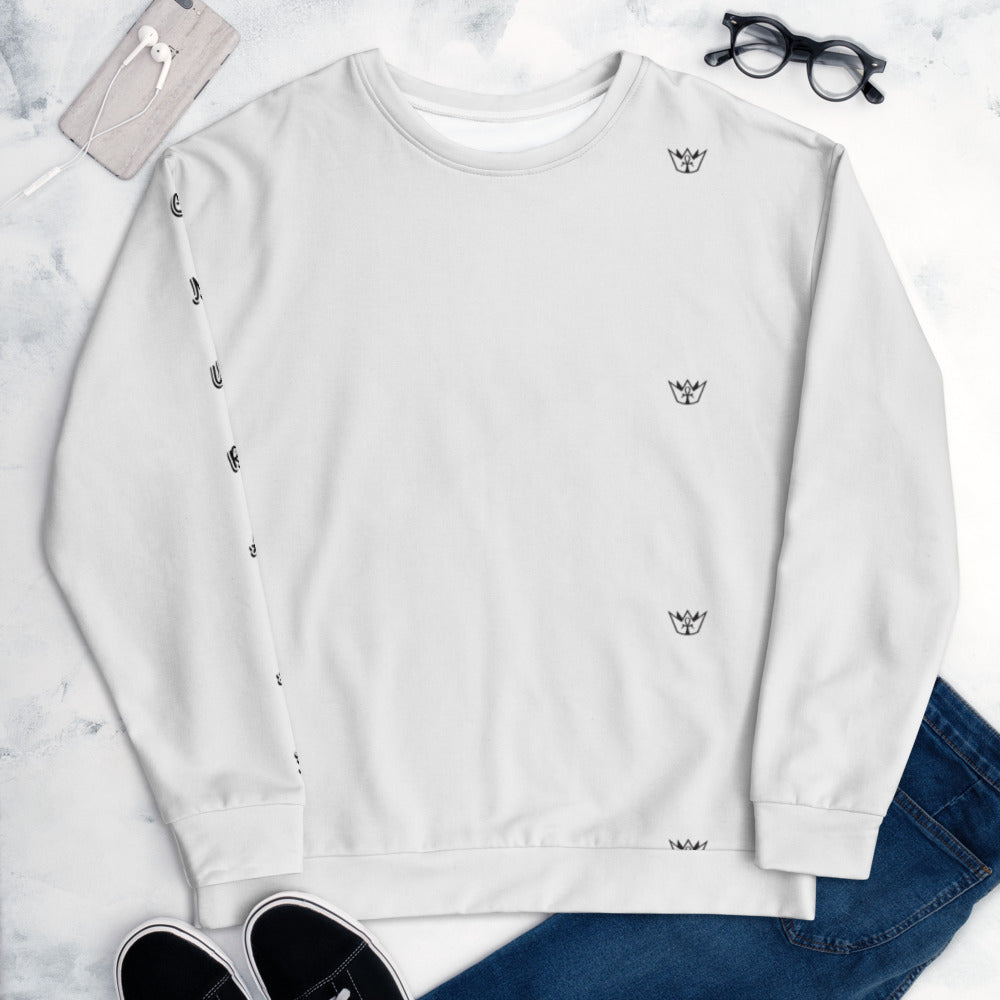 White CA Unisex Sweatshirt