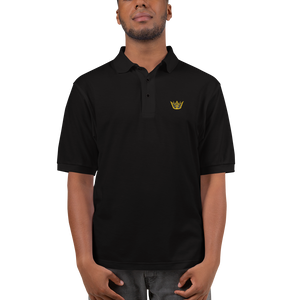 Crowned King Embroidered Polo Shirt