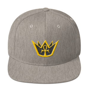 Crowned King - Embroidered Snapback Hat