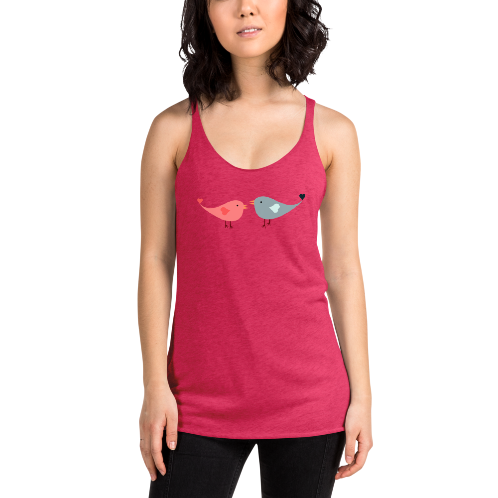 Love Birds Women's Racerback Tank