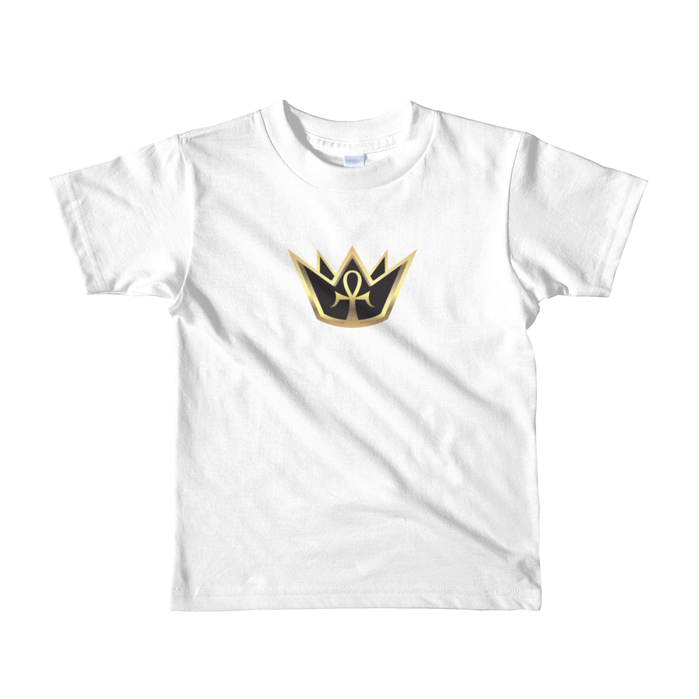 Crowned King Short sleeve kids t-shirt