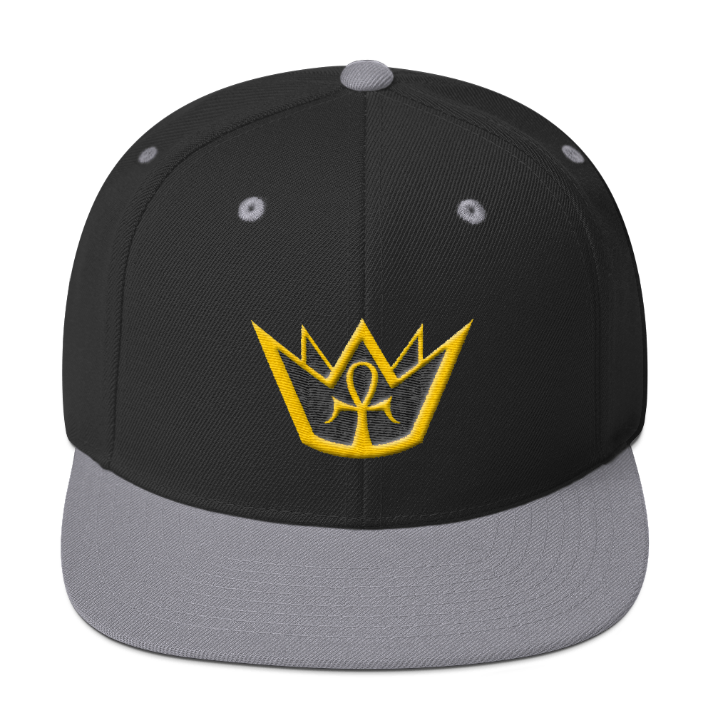 Crowned King - Embroidered Snapback Hat