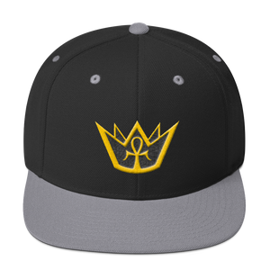 Crowned King - Embroidered Snapback Hat