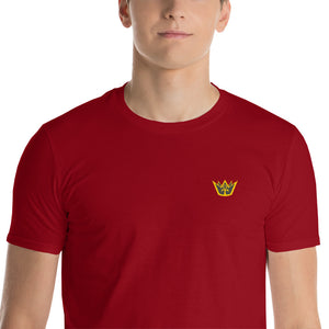 Embroidered Crown Short-Sleeve T-Shirt