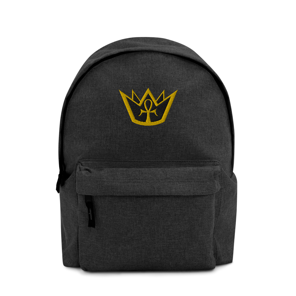 Crown Embroidered Backpack