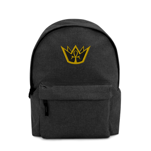 Crown Embroidered Backpack