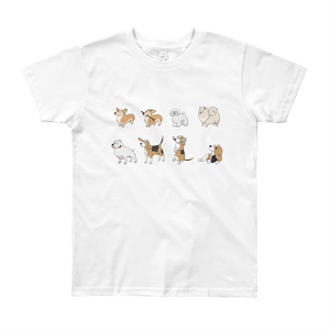 Multi Dog Youth Short Sleeve T-Shirt