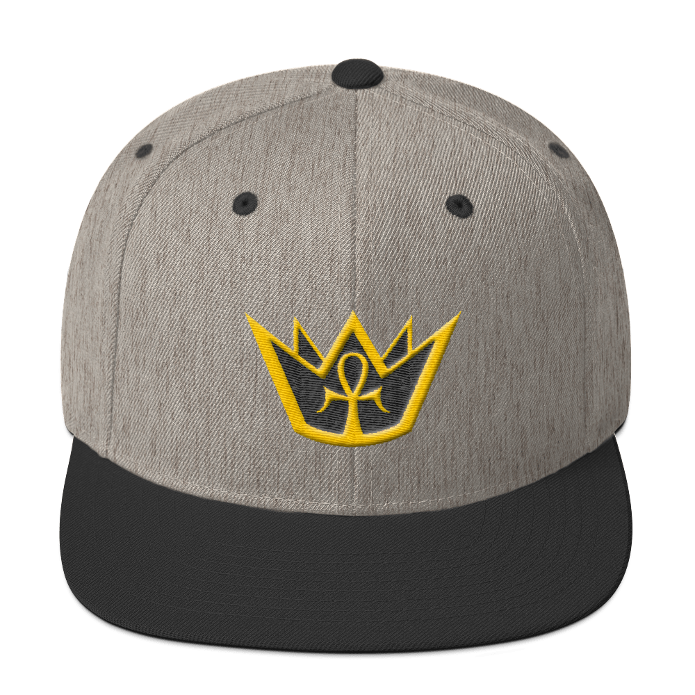 Crowned King - Embroidered Snapback Hat