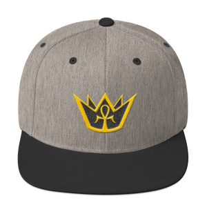 Crowned King - Embroidered Snapback Hat