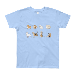 Multi Dog Youth Short Sleeve T-Shirt