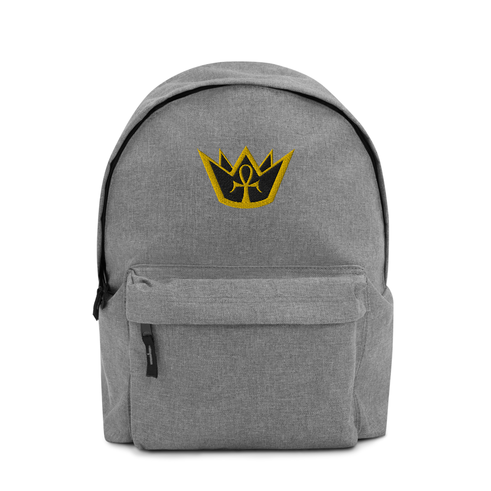 Crown Embroidered Backpack