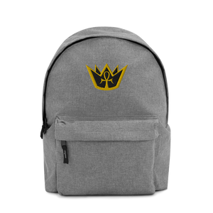 Crown Embroidered Backpack