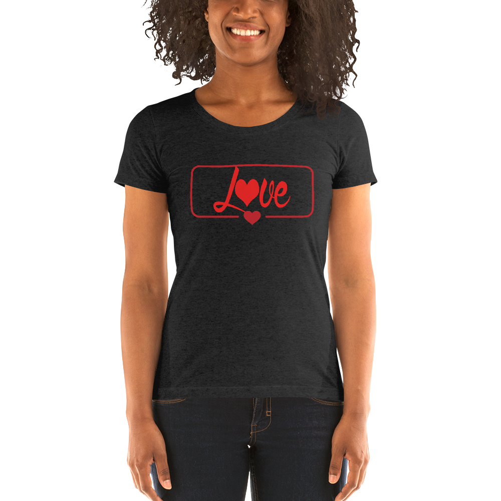 Triple Heart Ladies' short sleeve t-shirt
