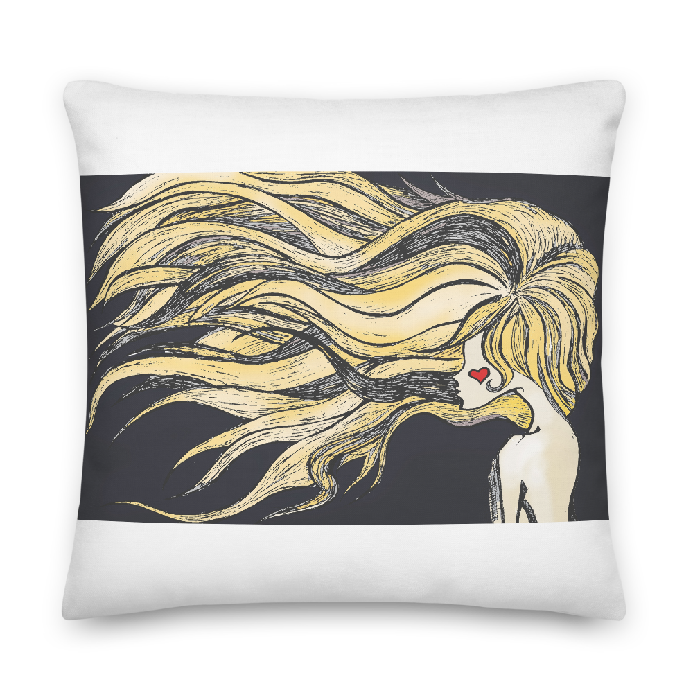 Flowing Heart Premium Pillow