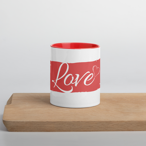 Love Mug with Color Inside