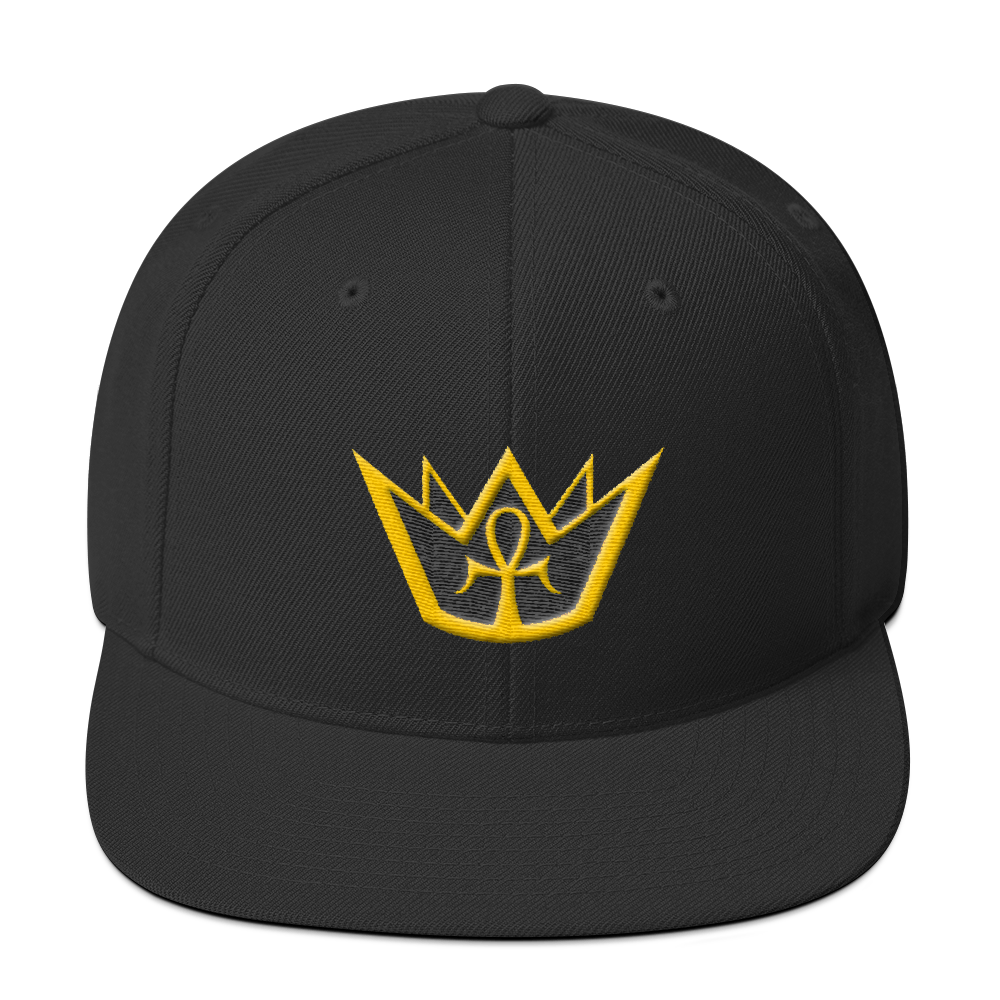 Crowned King - Embroidered Snapback Hat