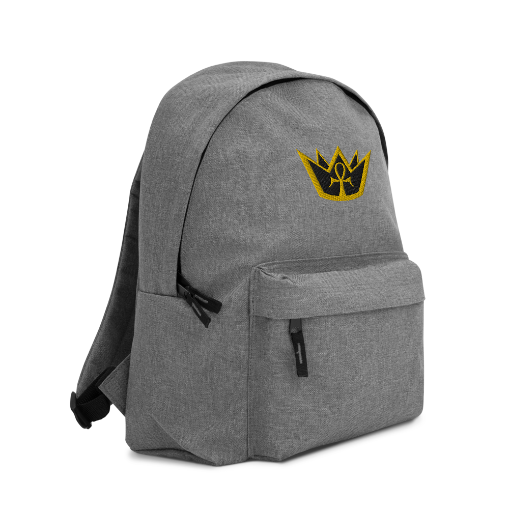 Crown Embroidered Backpack