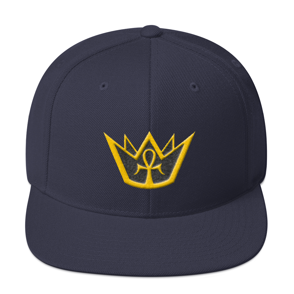 Crowned King - Embroidered Snapback Hat