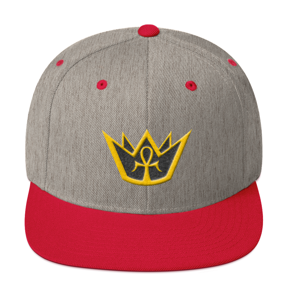 Crowned King - Embroidered Snapback Hat