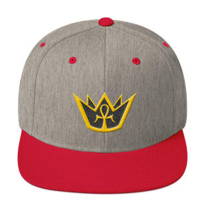 Crowned King - Embroidered Snapback Hat